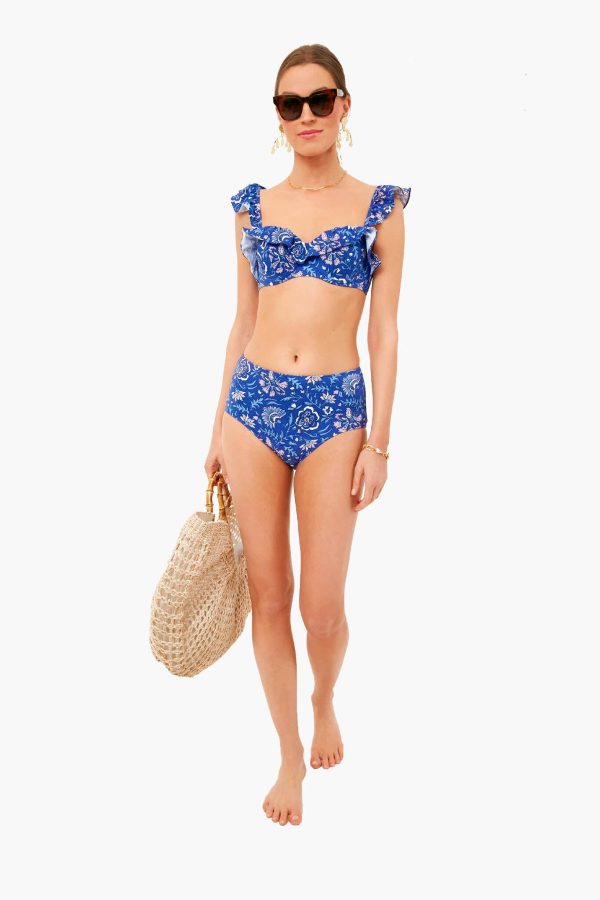 Anegada Floral High-Waisted Bikini Bottom Online