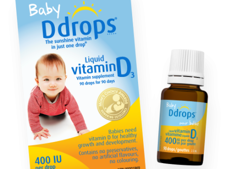 Ddrops: Baby Liquid Vitamin D3 Supply