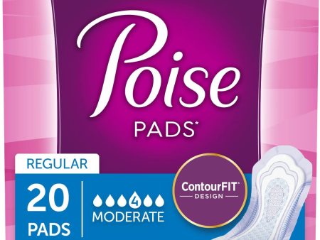 Poise: Incontinence Pads, Moderate Absorbency Fashion