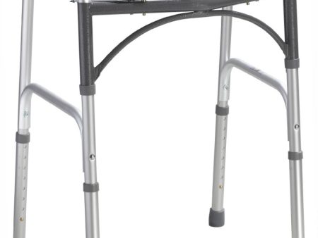 Drive Medical: Deluxe Folding Walker, Two Button Supply