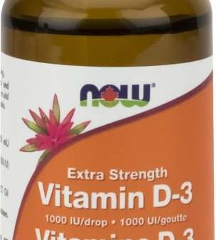 NOW: Vitamin D3 1000 IU Drops Extra Strength Discount