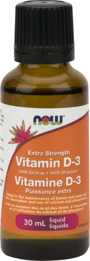 NOW: Vitamin D3 1000 IU Drops Extra Strength Discount