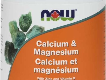 NOW: Calcium and Magnesium with Vitamin D and Zinc Softgels Discount