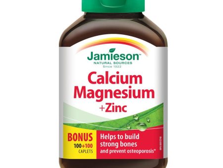 Jamieson: Calcium Magnesium 2:1 & Zinc Supply