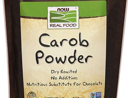 NOW: Carob Powder, Dry Roasted Online Hot Sale