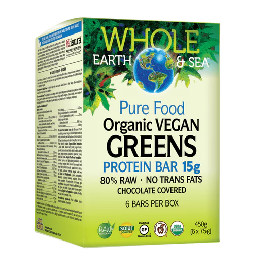 Whole Earth & Sea: Organic Vegan Greens Protein Bar Online now