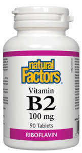 Natural Factors: Vitamin B2 Riboflavin on Sale