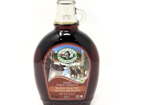 Uncle Luke s: Organic Maple Syrup Very Dark Strong  Taste Sale