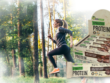 Iron Vega: Sprouted Protein Brownie Discount