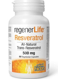 Natural Factors: RegenerLife Resveratrol 500MG Cheap