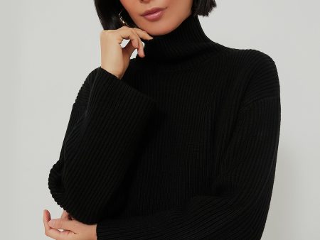 Black Knit Helen Sweater For Sale