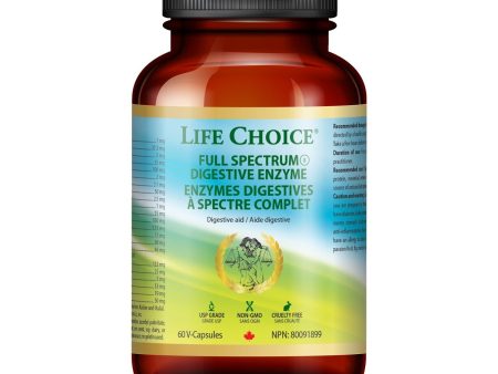 Life Choice: Full Spectrum Digestive Enzyme 60V’s Fashion