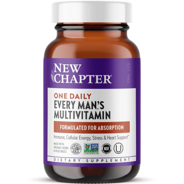 New Chapter: Every Man s One Daily Multivitamin Supply