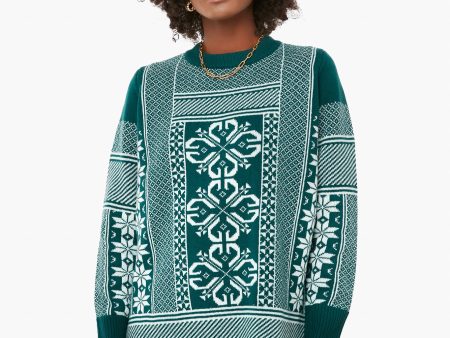 Davos Green Olsen Sweater For Sale