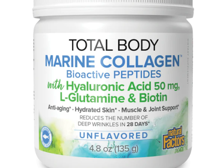 Natural Factors: Total Body Marine Collagen with Hyaluronic Acid, Glutamine & Biotin Sale