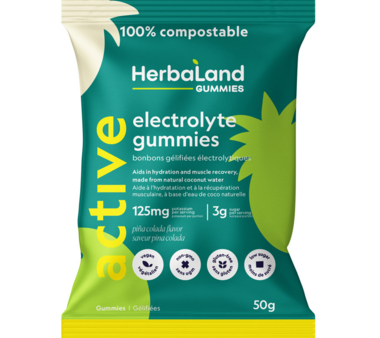 Herbaland: Electrolyte Fitness Gummies | Pouch Cheap