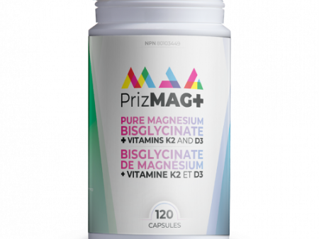 ITL Health: PrizMAG+ Pure Magnesium Bisglycinate + Vitamins K2 & D3 Hot on Sale