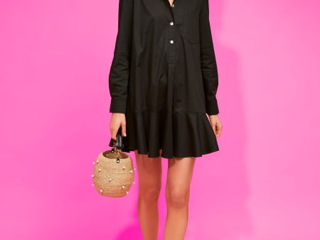 Black Catherine Shirt Dress Online