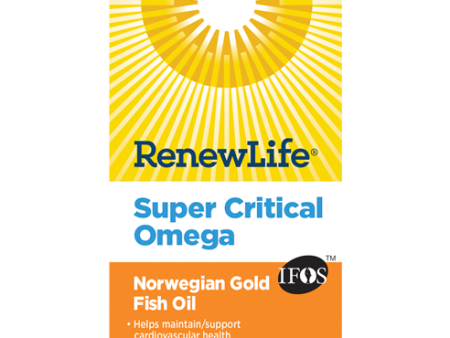 Renew Life®: Super Critical Omega Norwegian Gold, Fish Oil and Omega 3’s For Sale