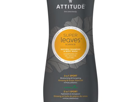 Attitude: 2-In-1 Shampoo and Body Wash Sport For Cheap