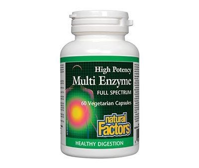 Natural Factors: Multi Enzyme High Potency · High Potency Full Spectrum Discount