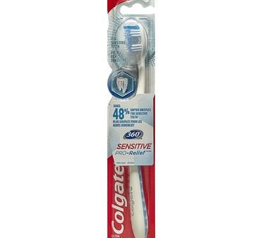 Colgate: 360 Sensitive Pro Relief Toothbrush Ultra Soft on Sale