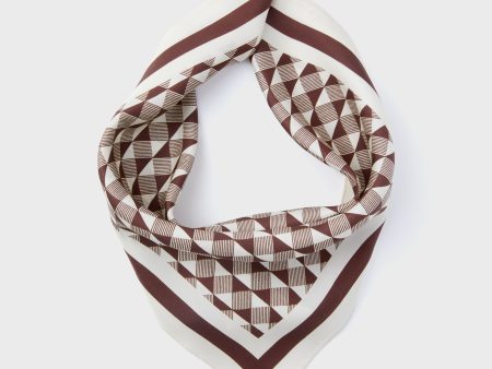 Birch Domino Silk Scarf on Sale