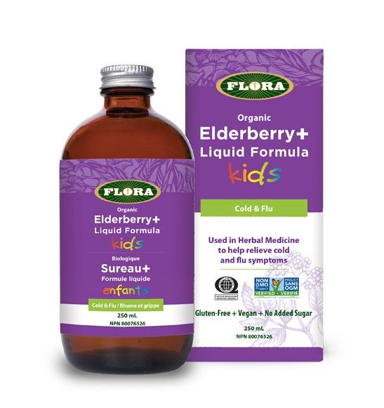 Flora: Elderberry+ Liquid Formula Sale