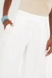 White Cap Wide Leg Linen Pants Online