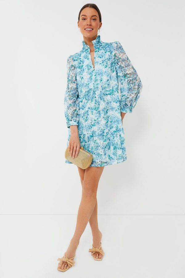 Water s Edge Hydrangea Organza Palmerston Dress Online Hot Sale