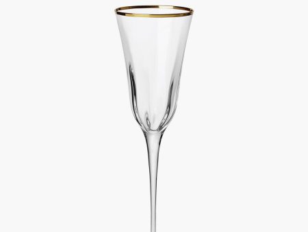 Optical Gold Champagne Glass Online Sale