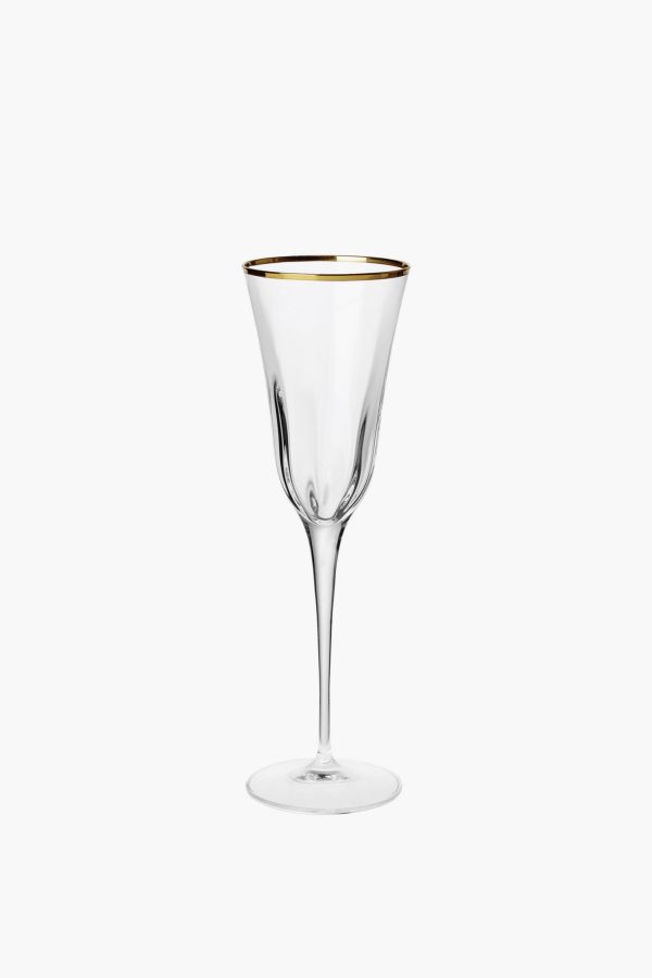 Optical Gold Champagne Glass Online Sale