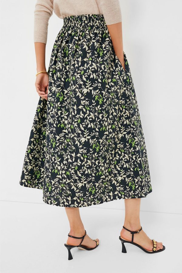 Verdant Iris Cece Skirt Discount