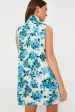 Water s Edge Hydrangea Sleeveless Charlie Dress Cheap