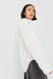 White Cotton Wide Sleeve Shirt Fashion