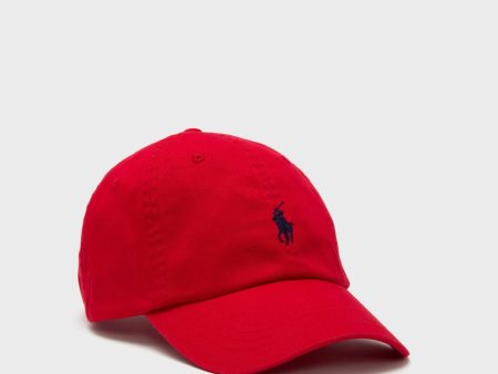 Red and Newport Navy Polo Sports Cap For Discount