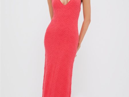 Watermelon Knit Hollis Halter Dress Fashion