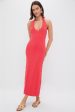 Watermelon Knit Hollis Halter Dress Fashion