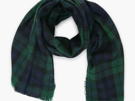 Exclusive Blackwatch Tartan Blanket Scarf on Sale