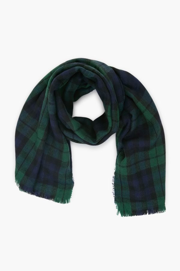 Exclusive Blackwatch Tartan Blanket Scarf on Sale