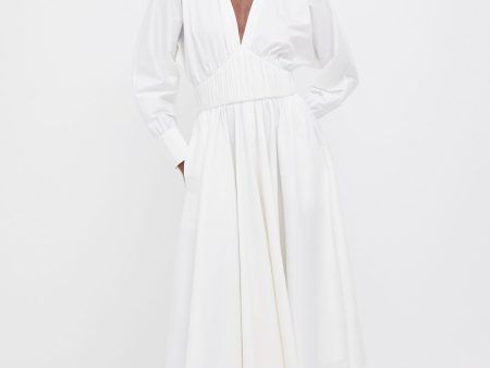 White Viro Maxi Dress Supply