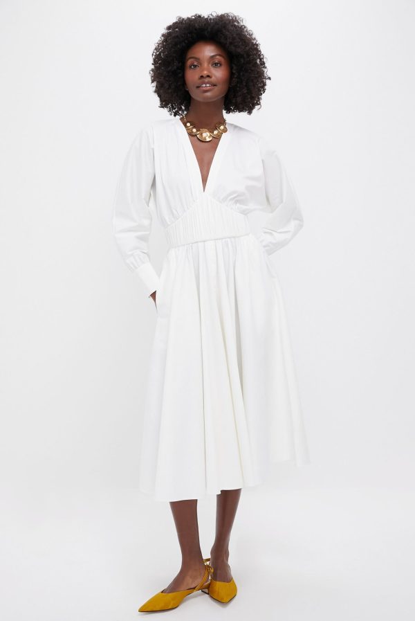 White Viro Maxi Dress Supply