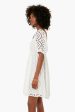 White Eyelet Abigail Dress For Discount