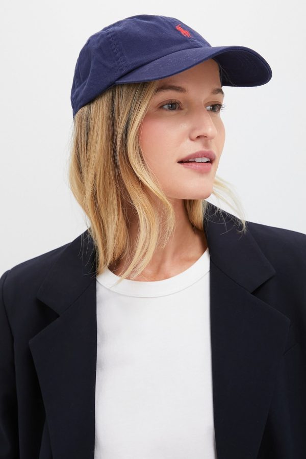 Newport Navy and Red Polo Sports Cap Online Sale