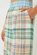 Vernal Plaid Claudine Top For Sale