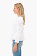 White Clemons Long Sleeve Puff Blouse Hot on Sale