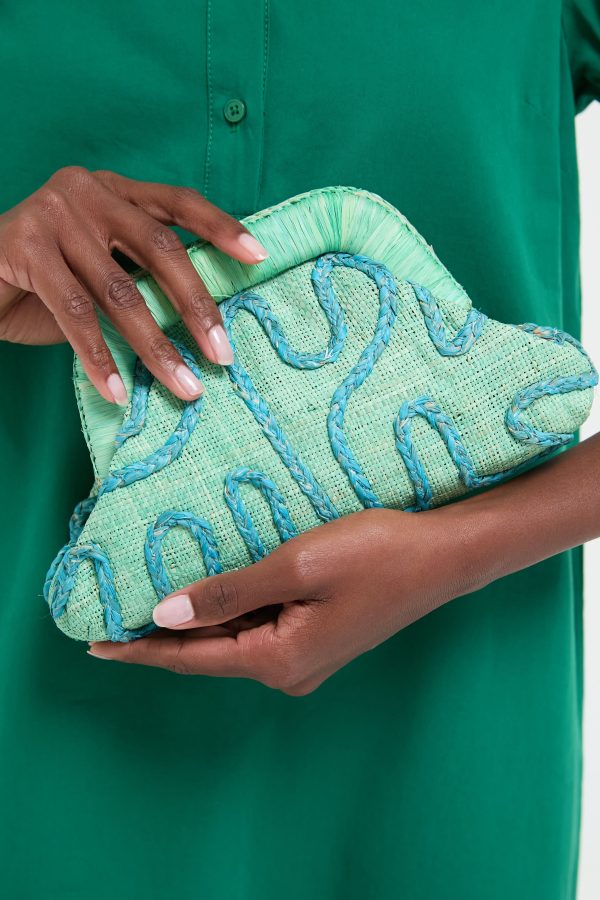 Green Noemi Clutch For Cheap