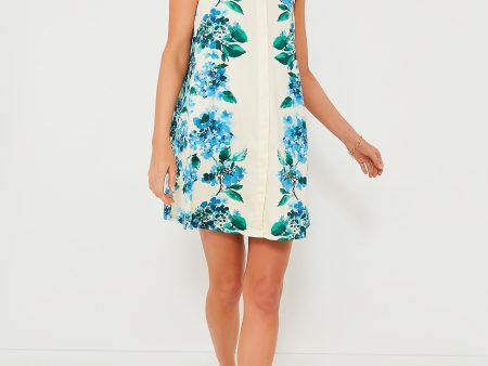 Water s Edge Hydrangea Sleeveless Charlie Dress Cheap