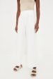 White Cap Wide Leg Linen Pants Online