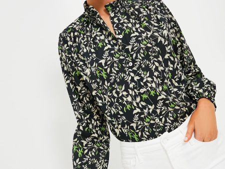 Verdant Iris Avalon Blouse on Sale